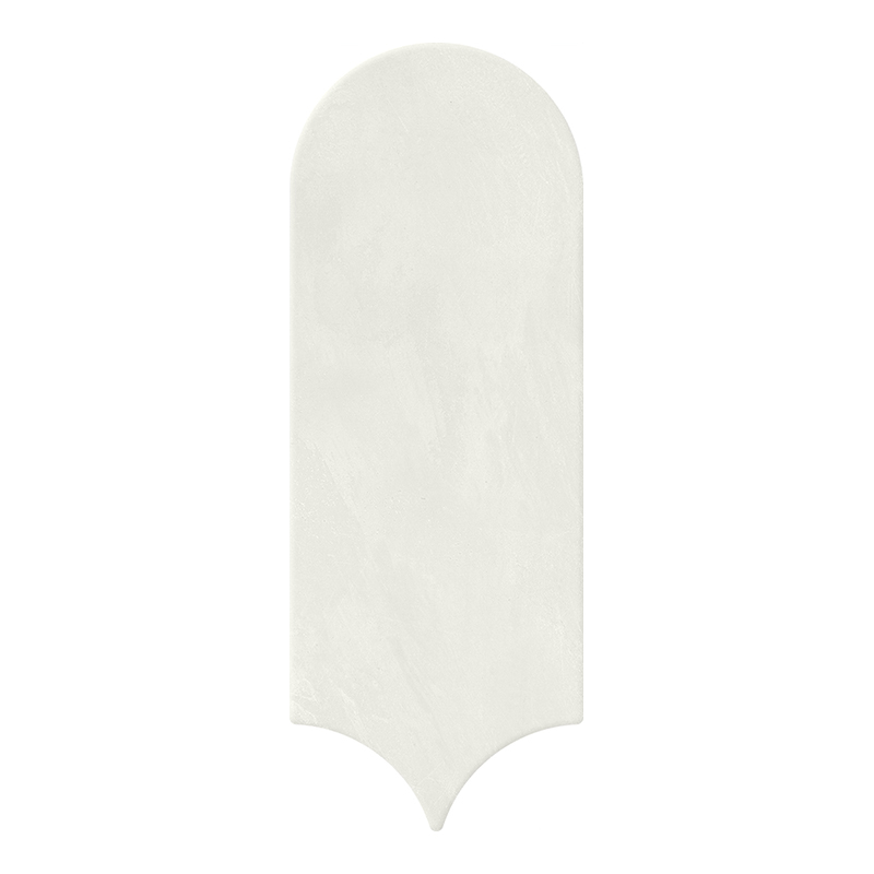 Wandfliese Blattform Alure Scale White Mate 8 x 21,5 cm