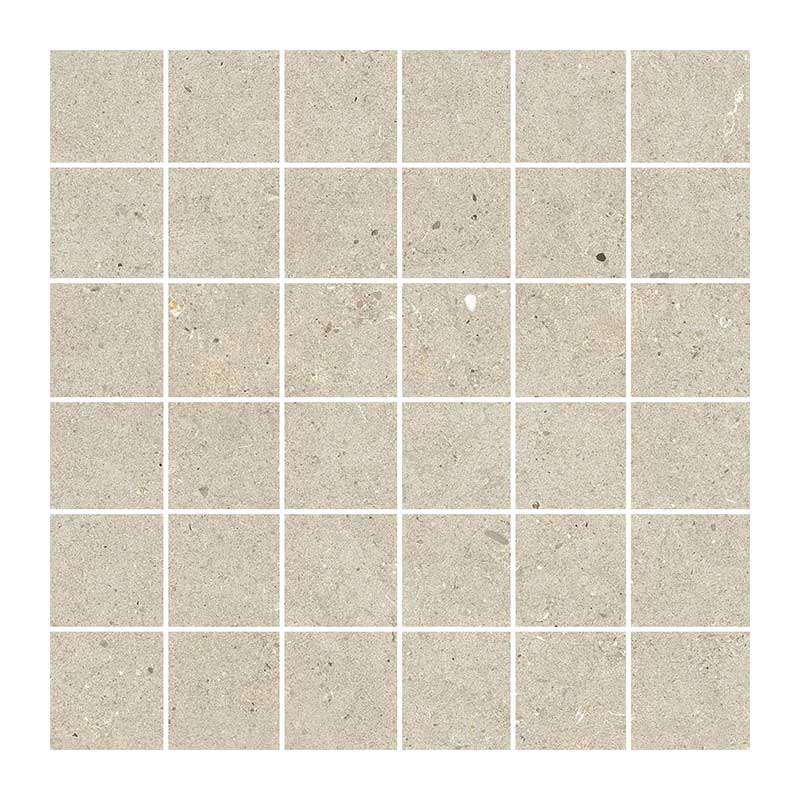 Italgraniti Silver Grain Beige Mosaico 5 x 5 cm Mosaikfliesen