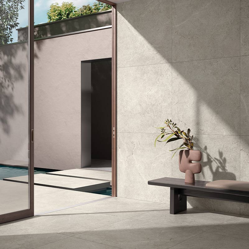 Cercom Archistone Archi White 100 x 100 cm Bodenfliese