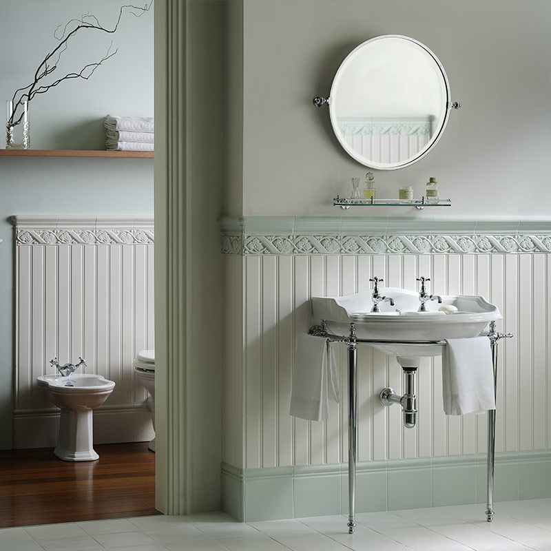 Grazia Boiserie Bianco Matt 20 x 80 cm Wandfliese