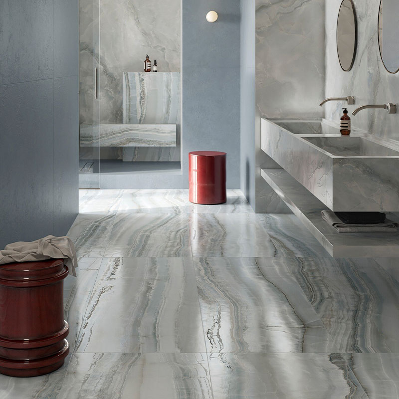 Onyx Optik Fliese Venus Azul Veined 60 x 120 cm